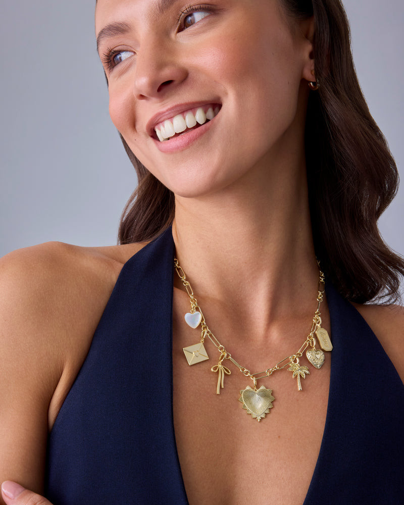 Whimsical Charms on Gold Necklace Whimsical Charms on Gold Necklace — Charm Necklaces