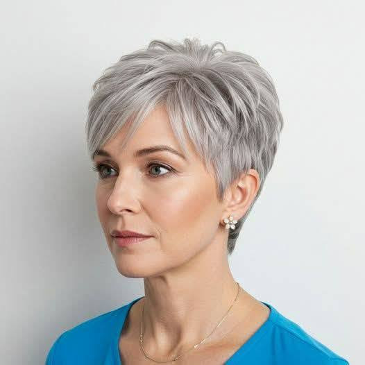 Pixie Visual Idea Pixie Visual Idea — Gray Hair Styles