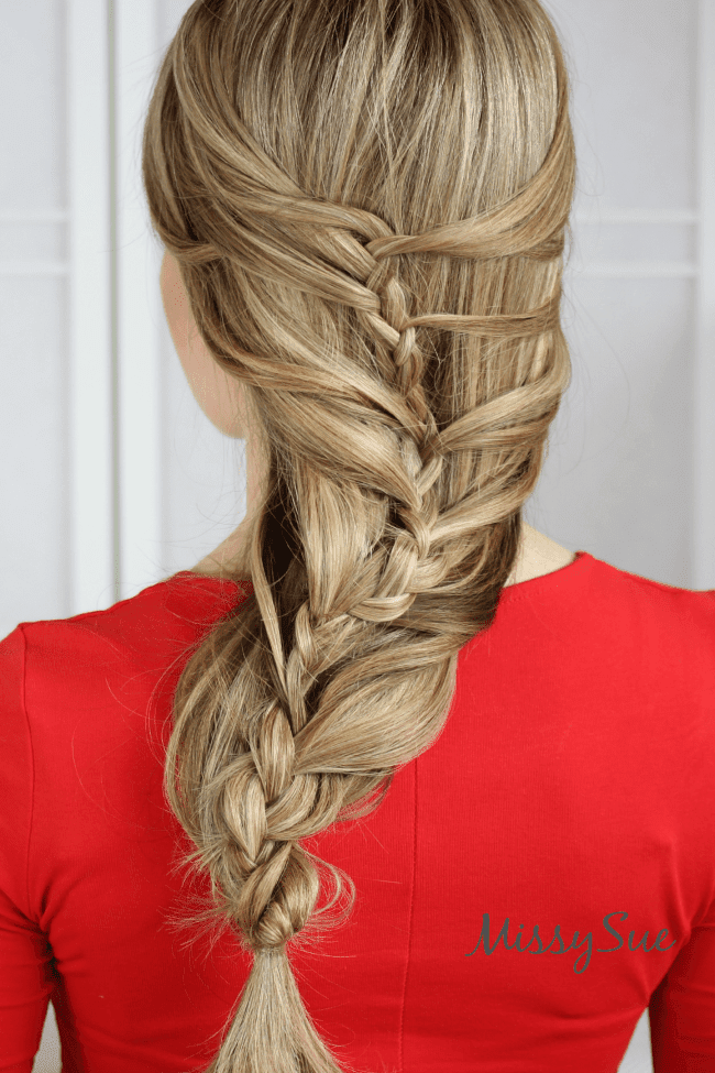 Complex Woven Fishtail Braid — Mermaid Braid