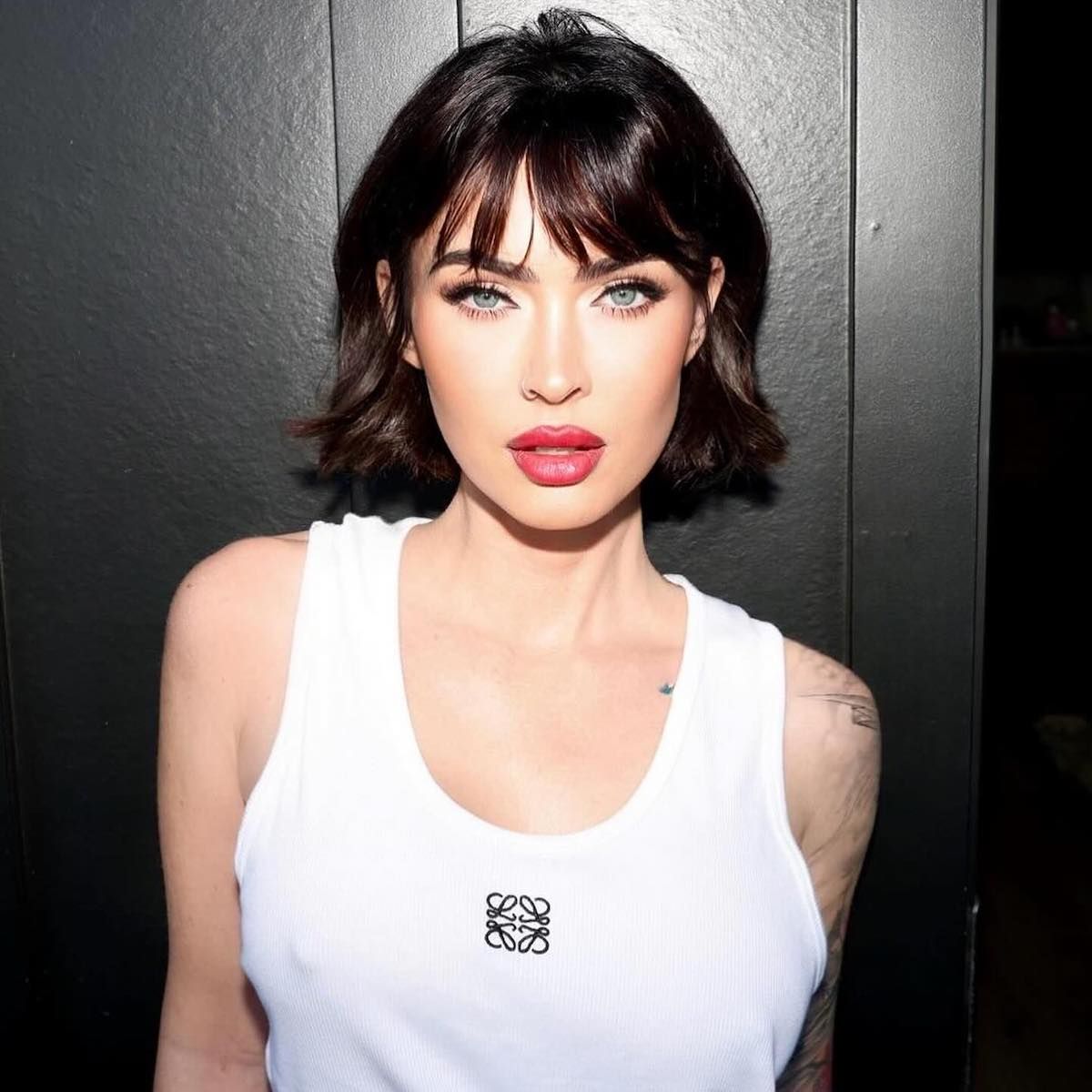 Thick Straight Bob With Short Bangs — Bob with Bangs