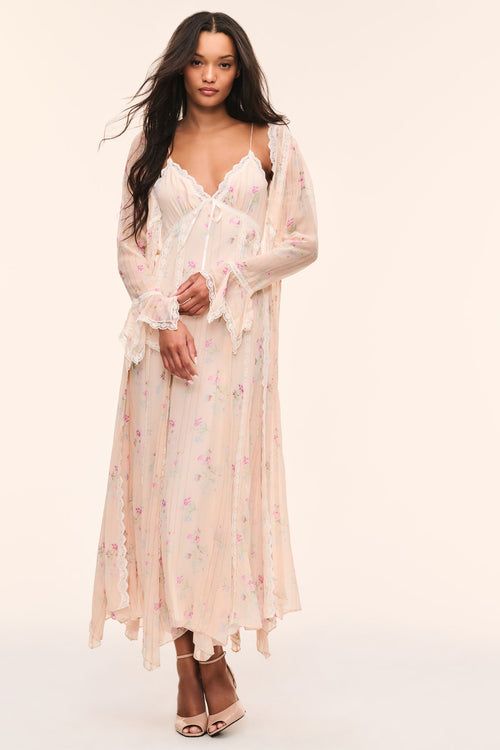 Coral Orange Shirt Dress with White Floral Print — Floral Dresses