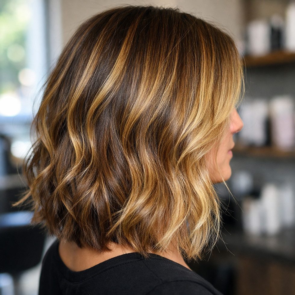 Collarbone Visual Idea — Blonde Highlights