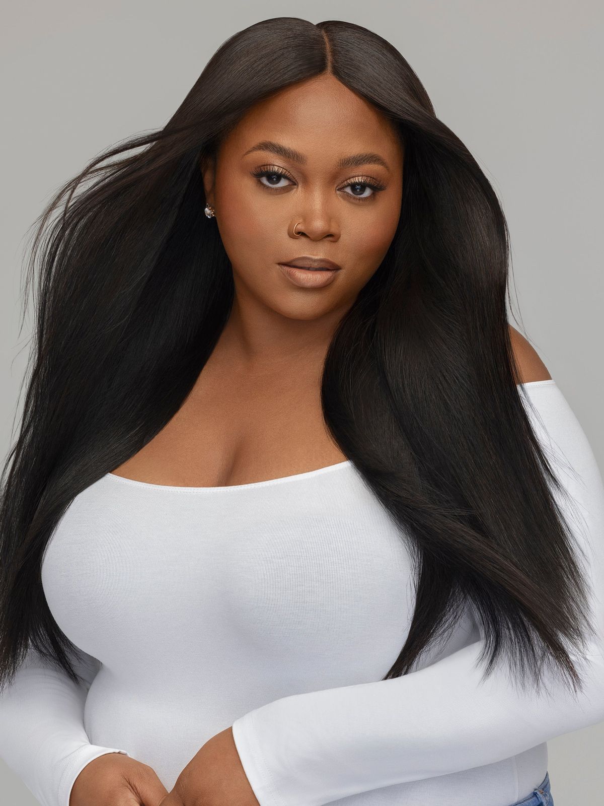 Sleek Black Blowout Sleek Black Blowout — Frontal Sew In