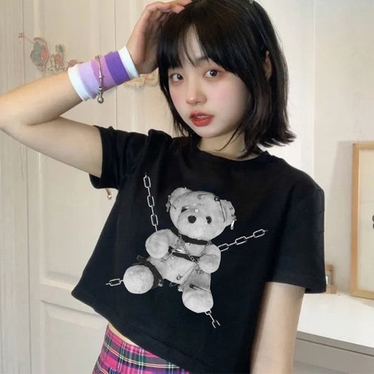 Graphic Tee and Plaid Skirt: The E-Girl Staple — E-Girl Outfits