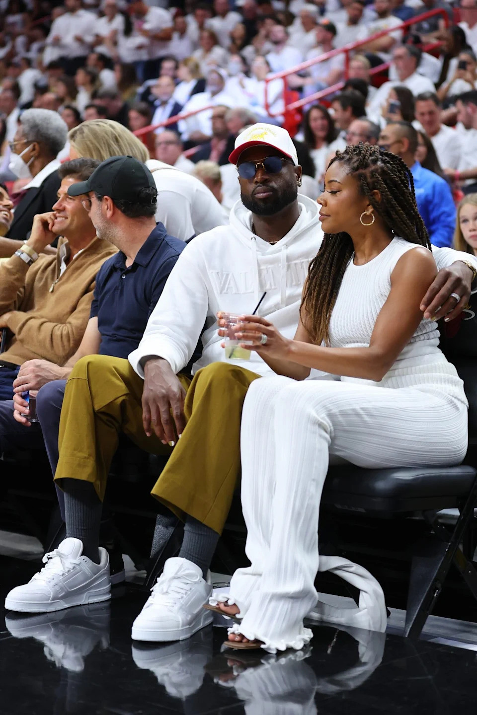 Monochromatic Ribbed Knit Set for Elevated Comfort — Basketball Game Outfits