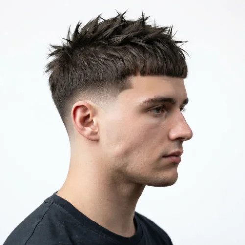 Spiky Texture Edgar With Low Taper Spiky Texture Edgar With Low Taper — Edgar Cut