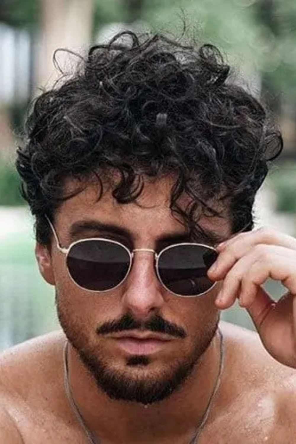 Visual Idea — Curly Hairstyles for Men