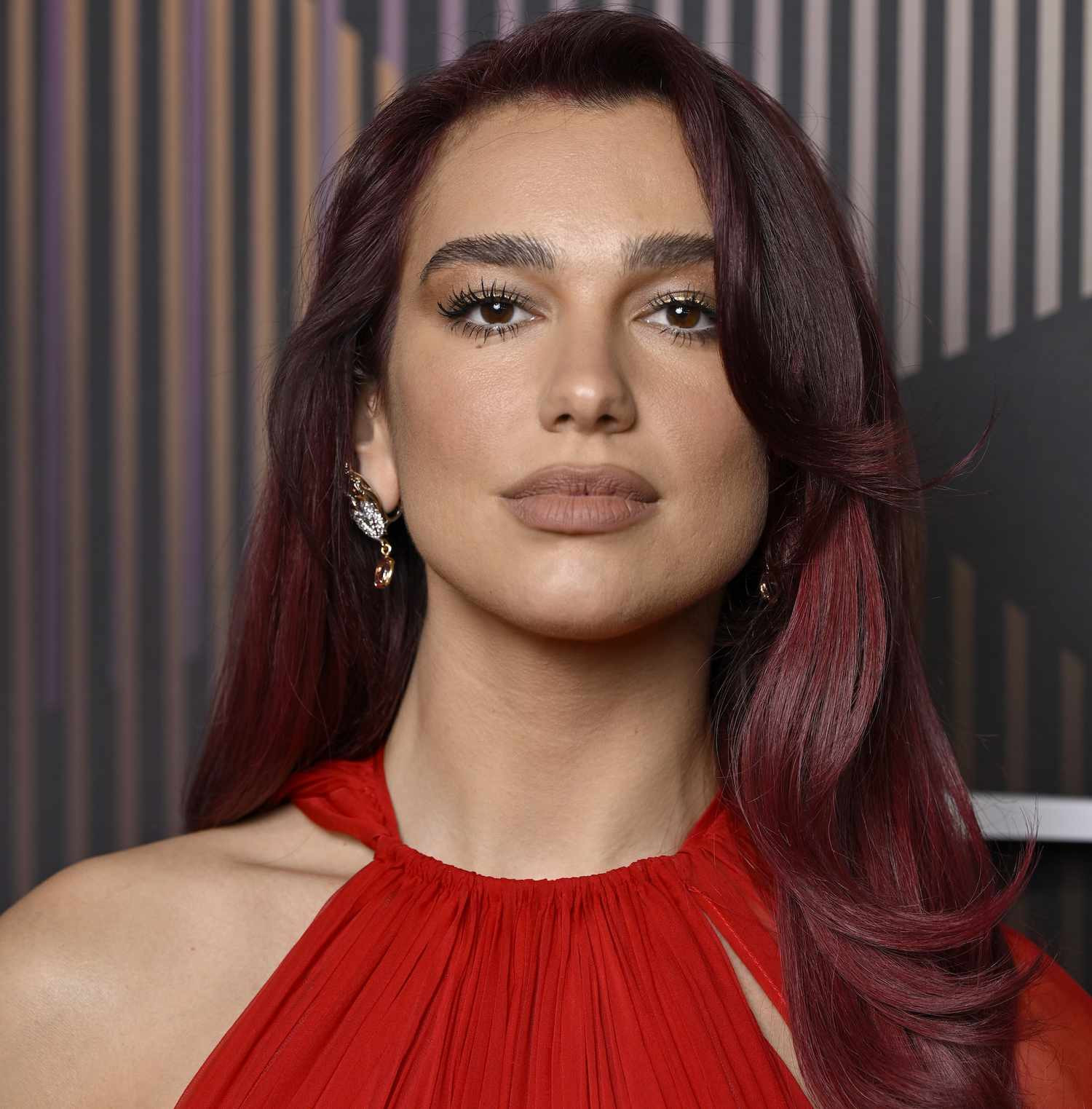 Dark Brown With Vibrant Cherry Highlights — Black Cherry Hair