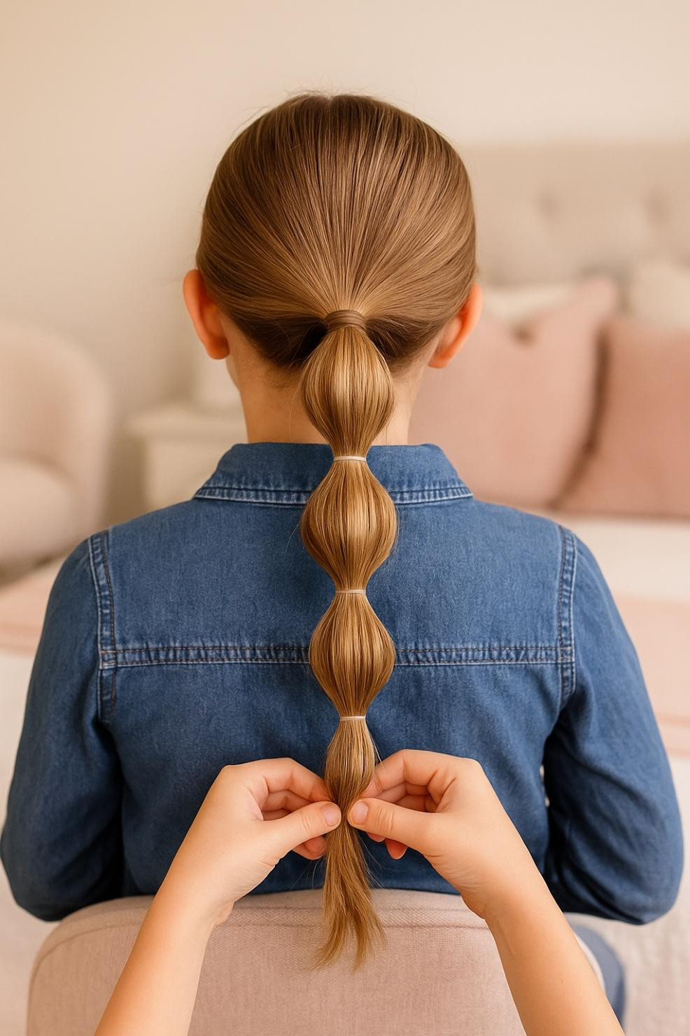 Bubble Ponytail on Straight Hair Bubble Ponytail on Straight Hair — Tween Hairstyles