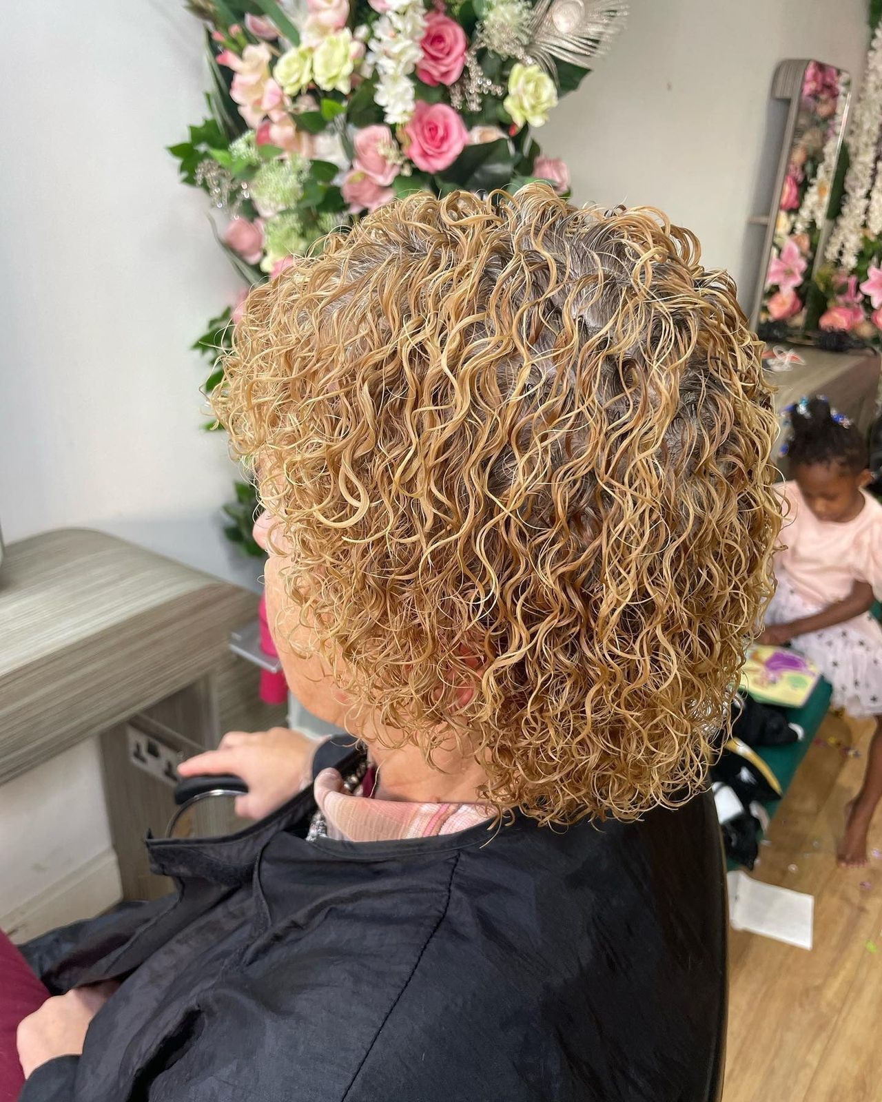 Honey Blonde Spiral Curl Bob — Perm Hairstyles