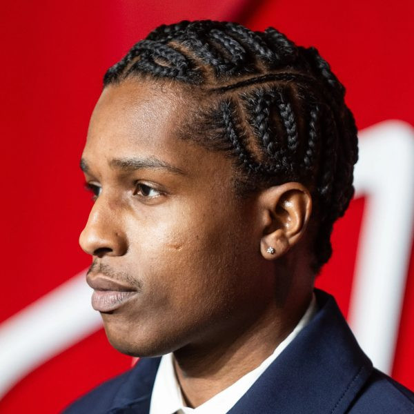 Detailed Side Part Complex Braiding — Cornrows for Men