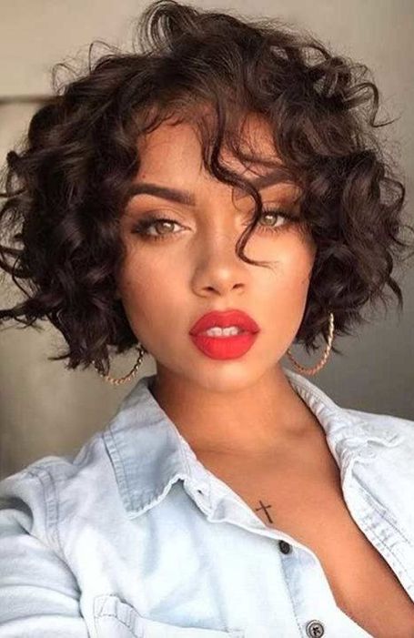 Dark Brown Bob With Soft Natural Waves Dark Brown Bob With Soft Natural Waves — Perms for Short Hair
