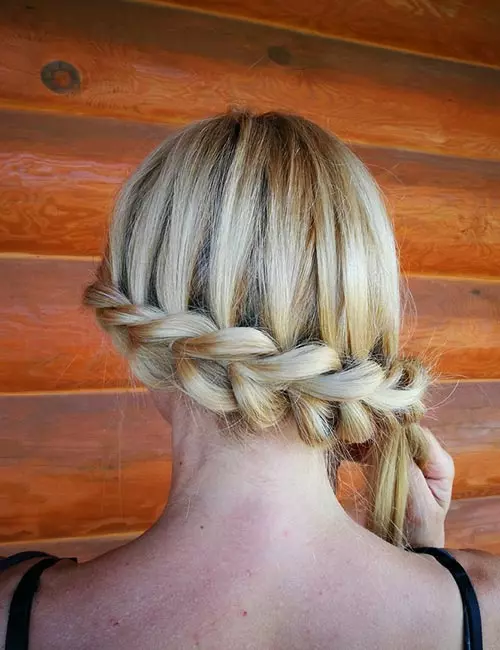Side Part Waterfall Braid Side Part Waterfall Braid — Braids for Medium Hair