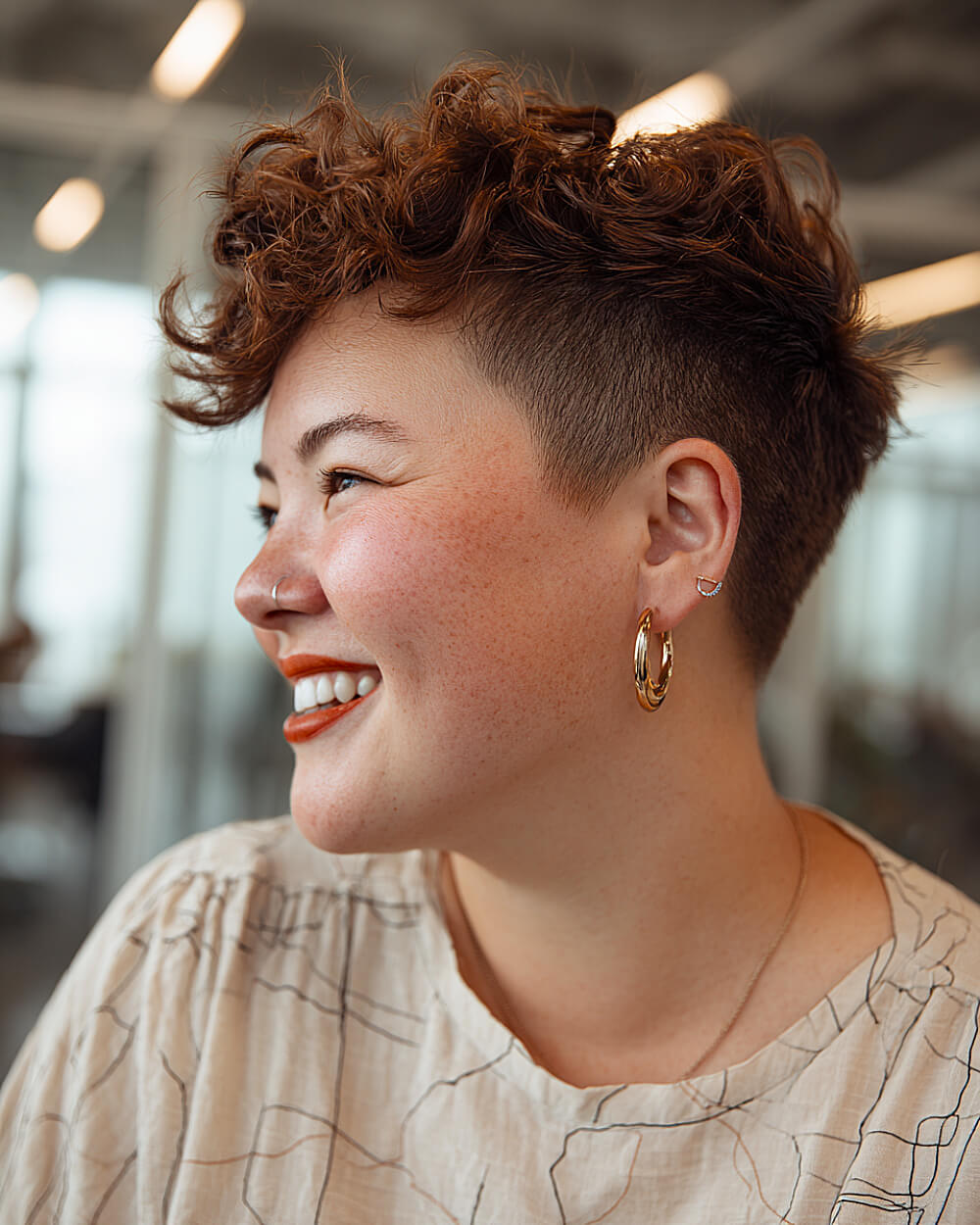 The Textured Honey Blonde Pixie The Textured Honey Blonde Pixie — Messy Hairstyles