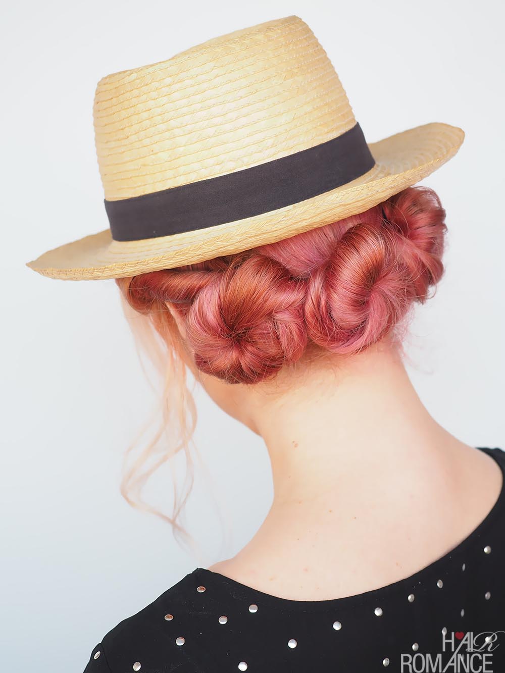 Pink Visual Idea Pink Visual Idea — Hat Hairstyles
