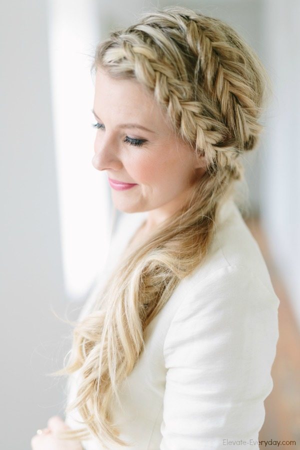 Fishtail Braid Into Side Ponytail Fishtail Braid Into Side Ponytail — Braided Hairstyles