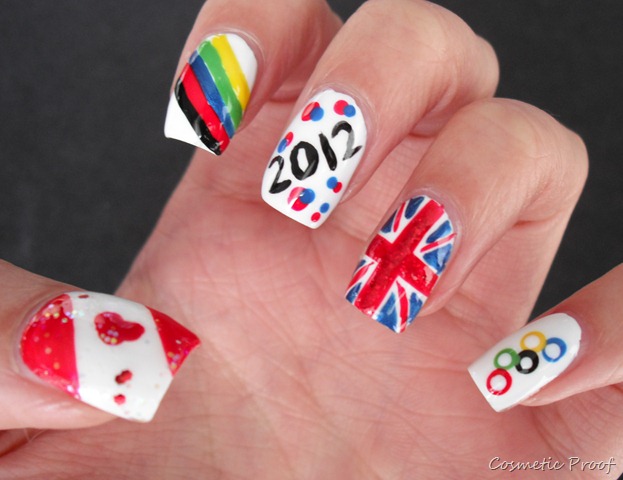 Short Square Olympic Rings & Gymnast Nails Short Square Olympic Rings & Gymnast Nails — Gymnastics Nails