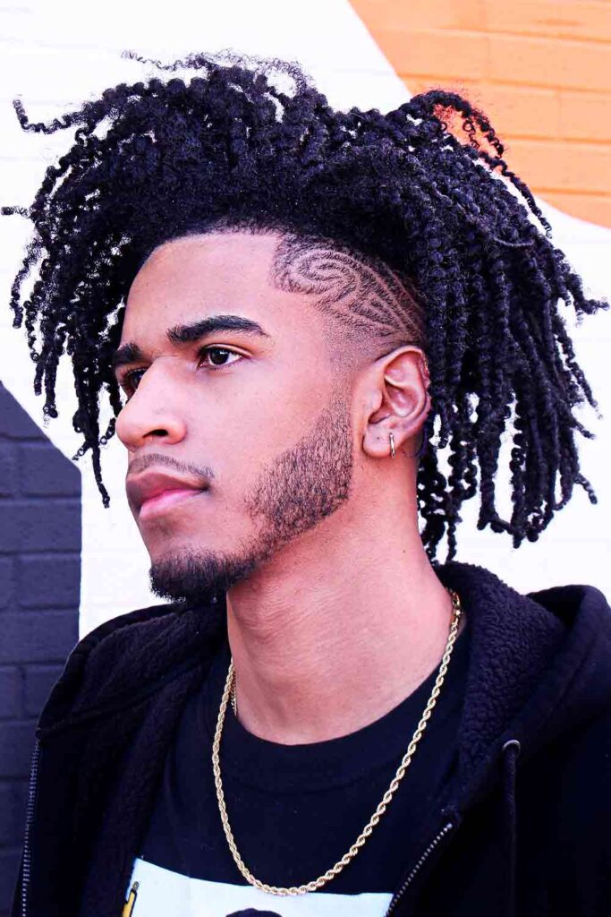 Shoulder Length Twists with Intricate Hairline Shoulder Length Twists with Intricate Hairline — Twists for Men