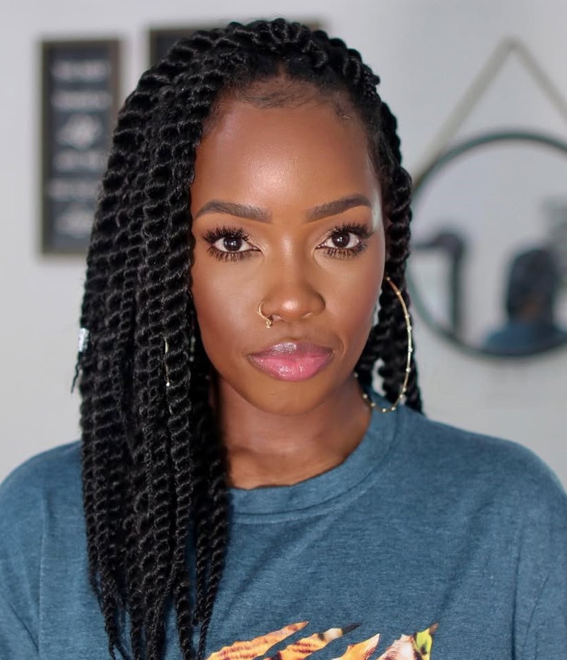 Side-Swept Collarbone Twists — Boho Twists