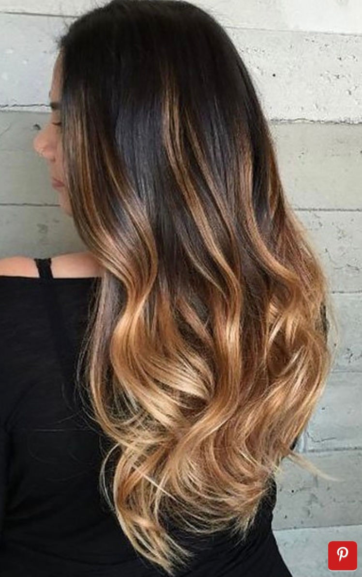 Black Base with Bold Blonde Ombré Black Base with Bold Blonde Ombré — Black and Blonde Hair