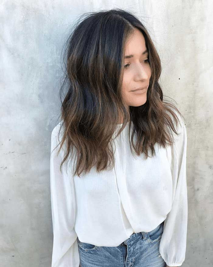 Ash Brown Highlights Visual Idea — Highlights on Dark Hair