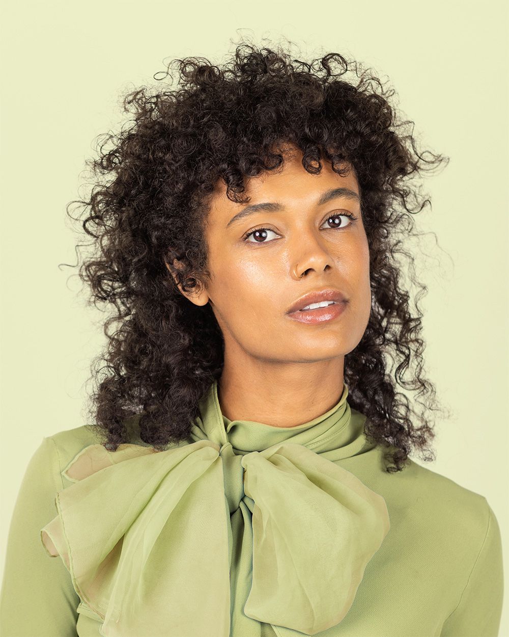 Full Collarbone Shag Without Bangs — Curly Shag
