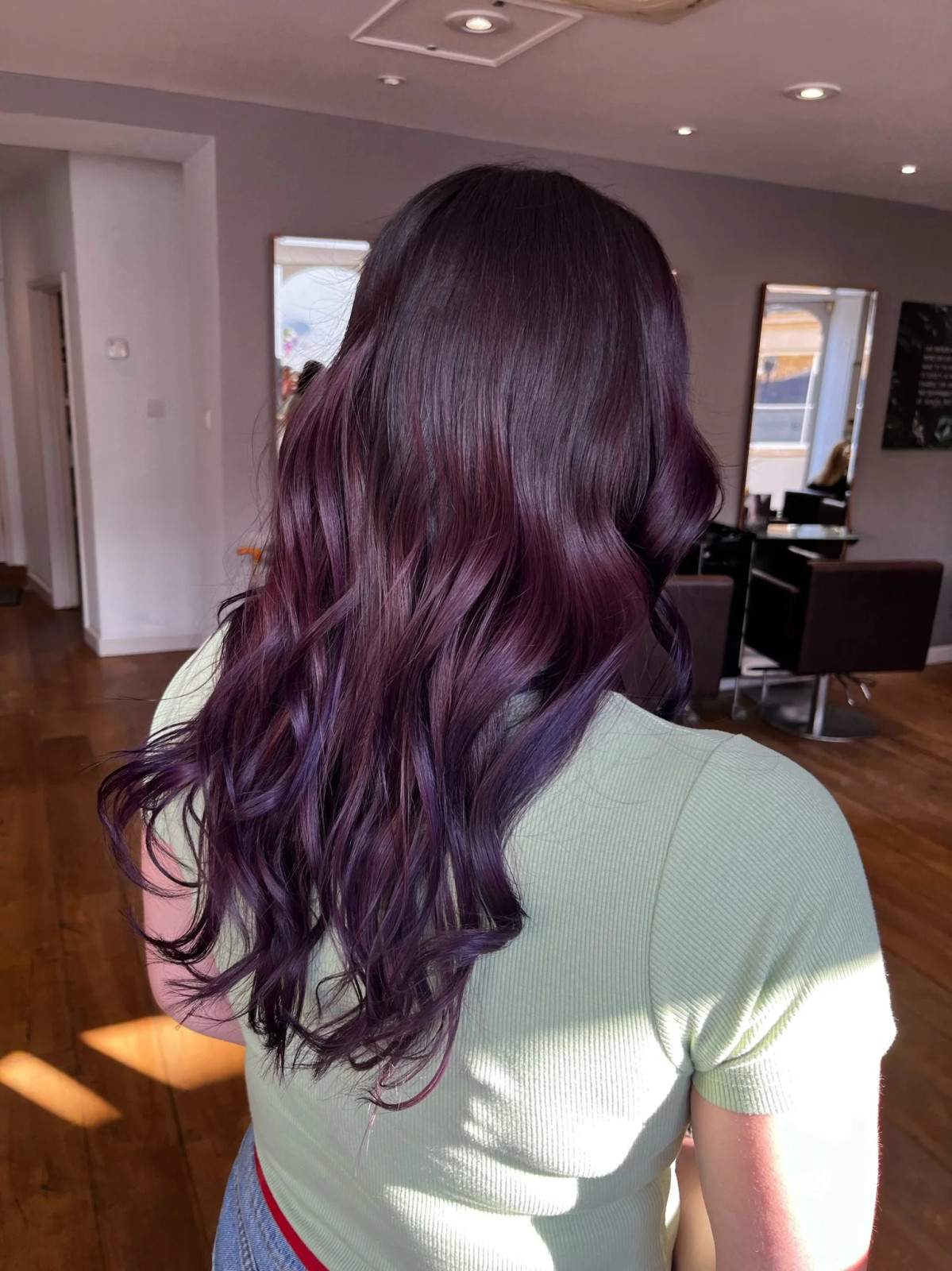 Deep Plum with Subtle Purple — Dark Purple Hair