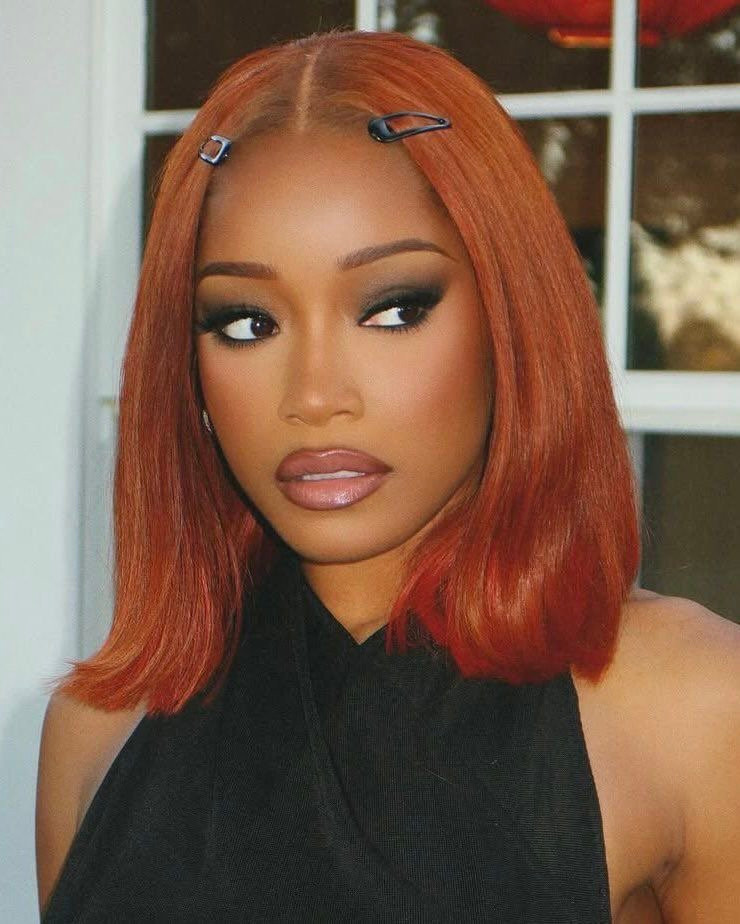 Vibrant Copper Bob Vibrant Copper Bob — Red Hair on Black Women