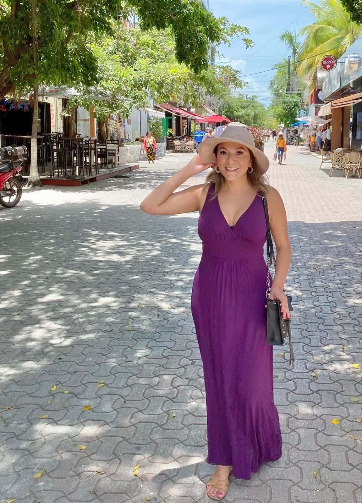 Vibrant Maxi Dress for Vacation or City Outings — Mexico City Outfits