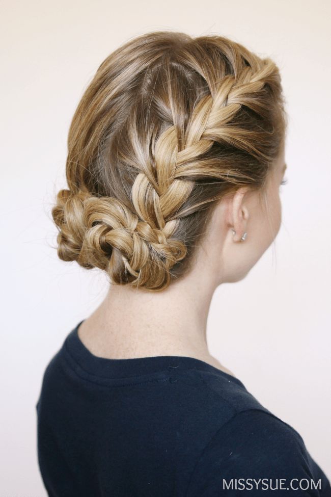 Collarbone Braided Updo — Sports Hairstyles