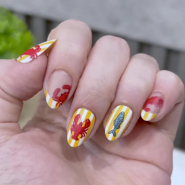 Summer Visual Idea Summer Visual Idea — Stamping Nails