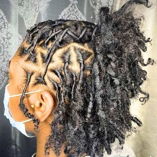 Shoulder-Length Visual Idea — Loc Ponytail