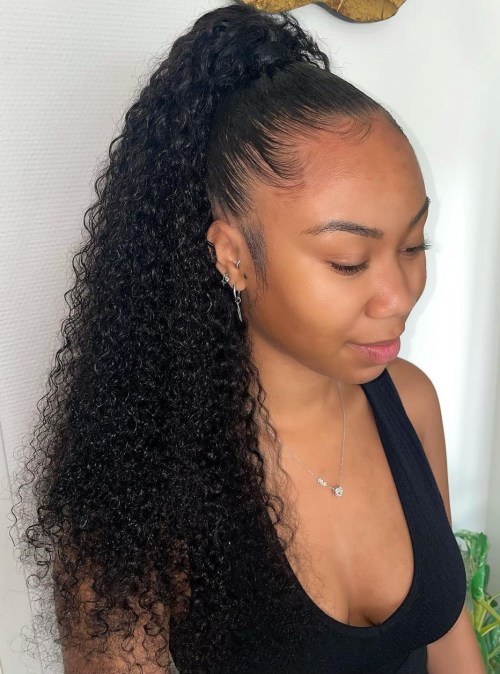 Ponytail Visual Idea — Weave Hairstyles