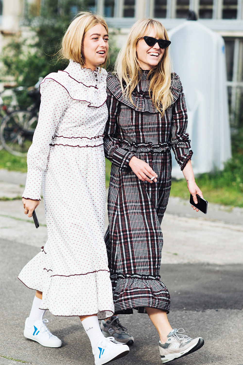 Feminine Flair: Matching Ruffled Midi Dresses Feminine Flair: Matching Ruffled Midi Dresses — Best Friend Matching Outfits