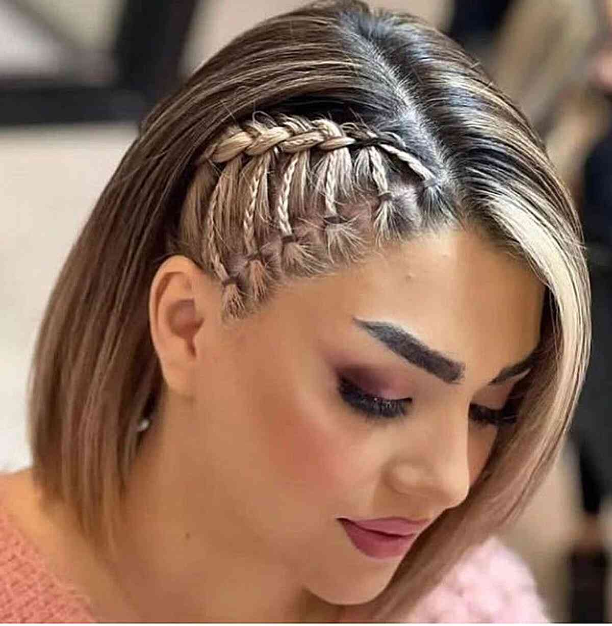 Chin Visual Idea Chin Visual Idea — Braids for Short Hair