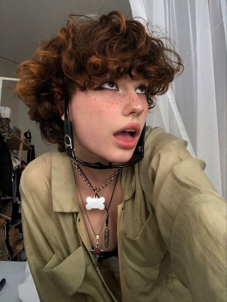 Reddish-Brown Visual Idea — Alt Hairstyles