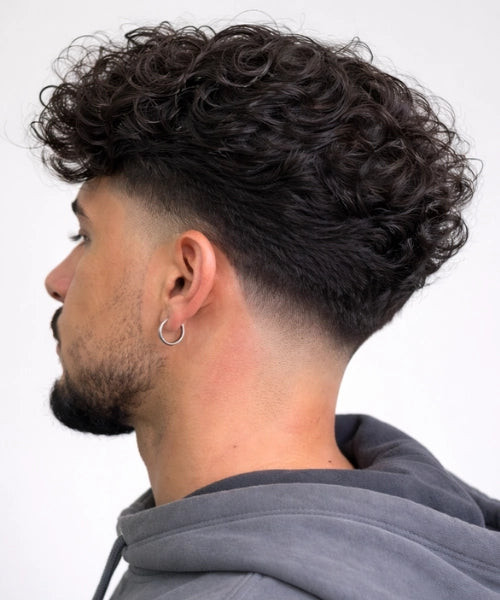 Voluminous Curls Low Taper — Blowout Taper