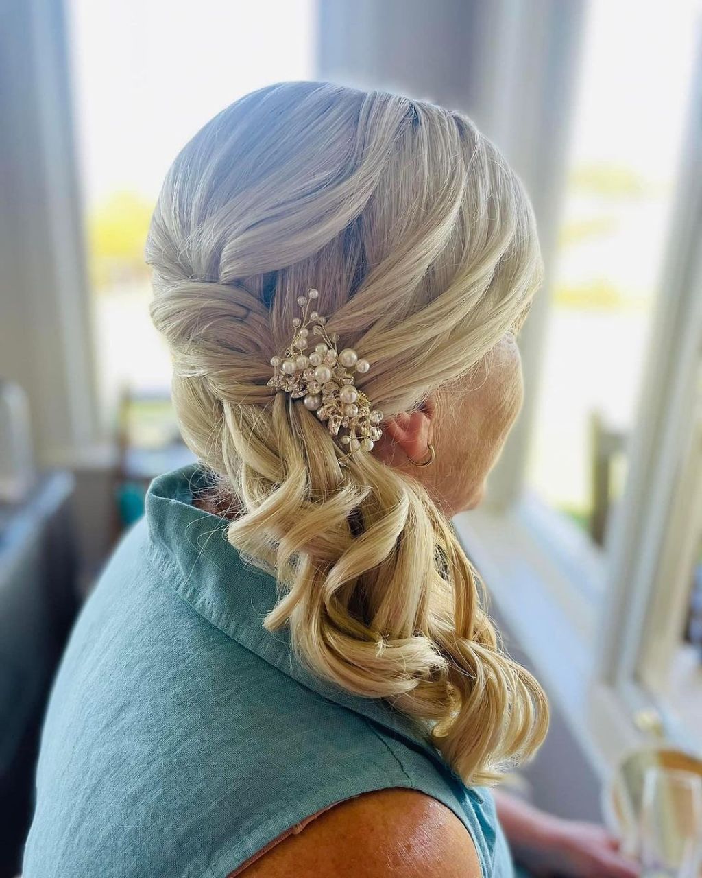 Ash Blonde With Lighter Highlights Visual Idea — Mother of the Groom Hairstyles