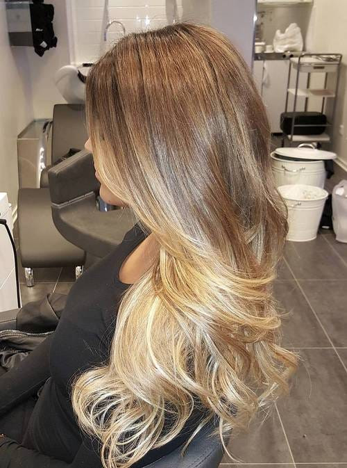Collarbone Visual Idea — Ombre Hair