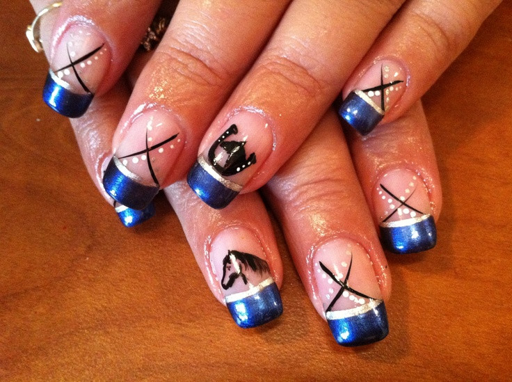 Western Equestrian Visual Idea Western Equestrian Visual Idea — Rodeo Nails