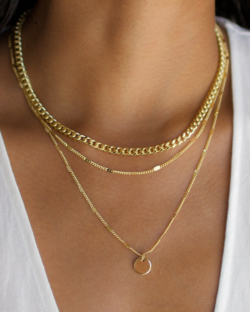 Detail Crop Outfit Idea Detail Crop Outfit Idea — Layered Necklaces