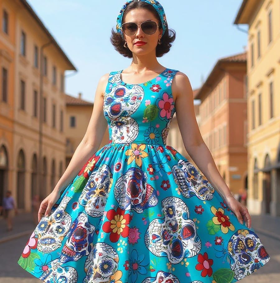 Pink Peep-Toe Heels Outfit Idea — Rockabilly Outfits