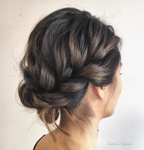 Elegant Braided Low Bun Elegant Braided Low Bun — Hairstyles for Servers
