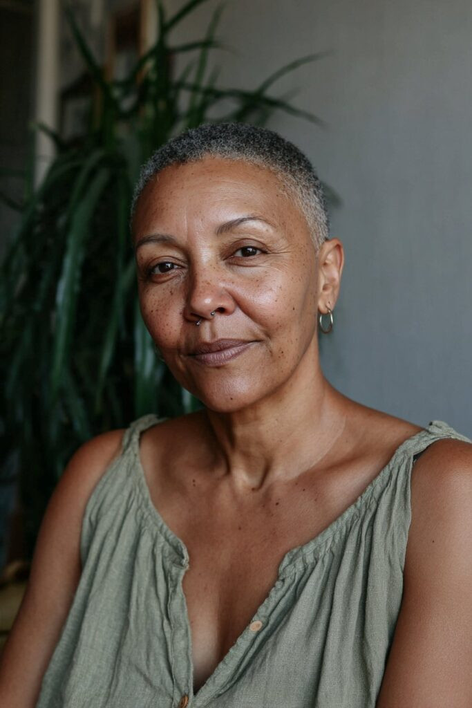 Salt And Pepper Visual Idea Salt And Pepper Visual Idea — Short Haircuts for Black Women Over 50