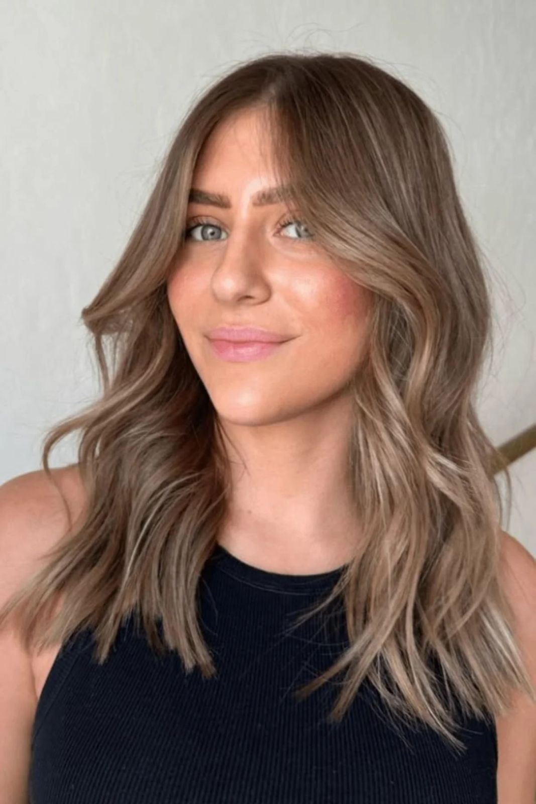 Cool Ash Brown With Subtle Blonde Highlights Cool Ash Brown With Subtle Blonde Highlights — Hair Color for Cool Skin Tone