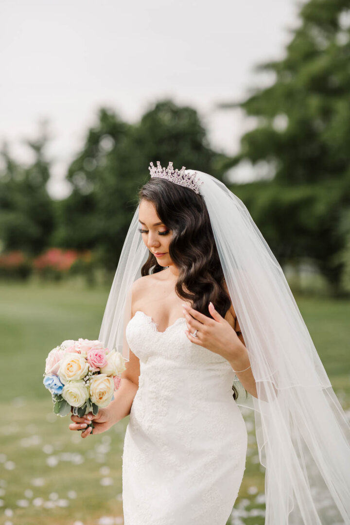 Loose Waves with Tiara and Veil Loose Waves with Tiara and Veil — Wedding Hairstyles with Veil