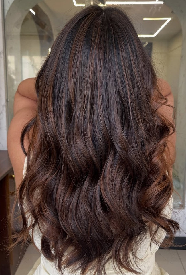 Back View Visual Idea Back View Visual Idea — Chocolate Brown Hair