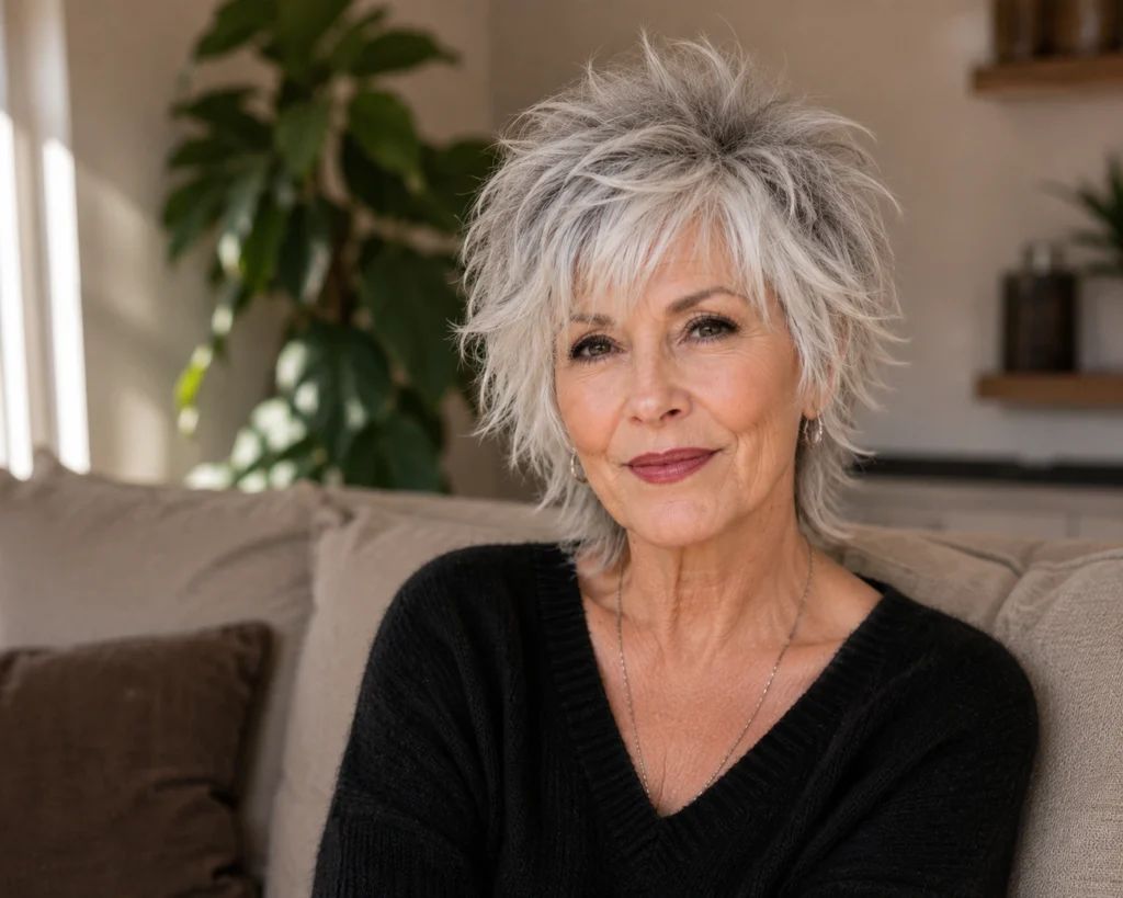 20 Shaggy Pixies For Women Over 60 Are Effortless And Age Defying -
