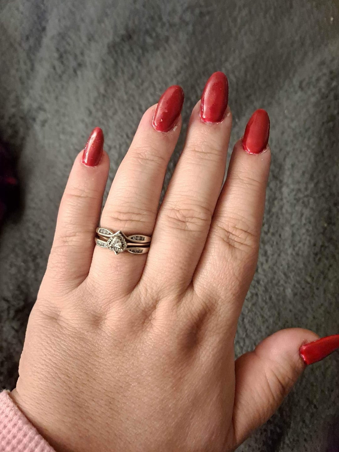 Bright Red Long Oval Nails Bright Red Long Oval Nails — Nails for Fat Fingers