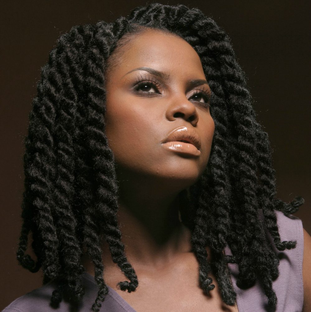 Shoulder-Length Thick Kinky Twists